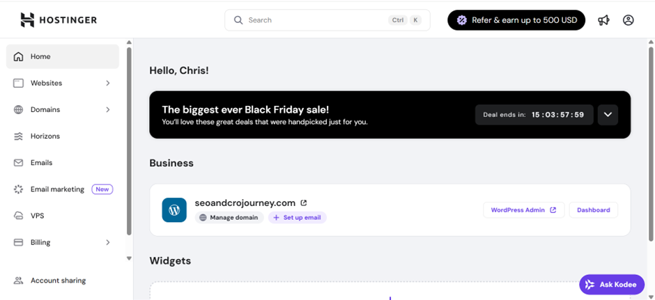 Building My First Website with WordPress and Astra image