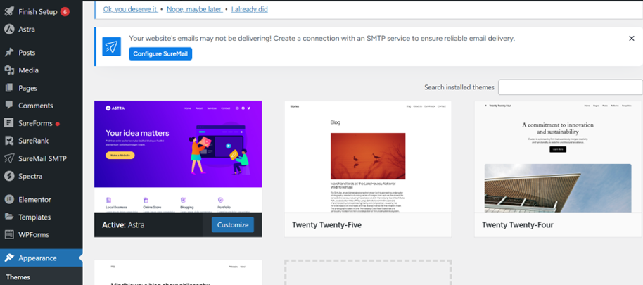 Building My First Website with WordPress and Astra image