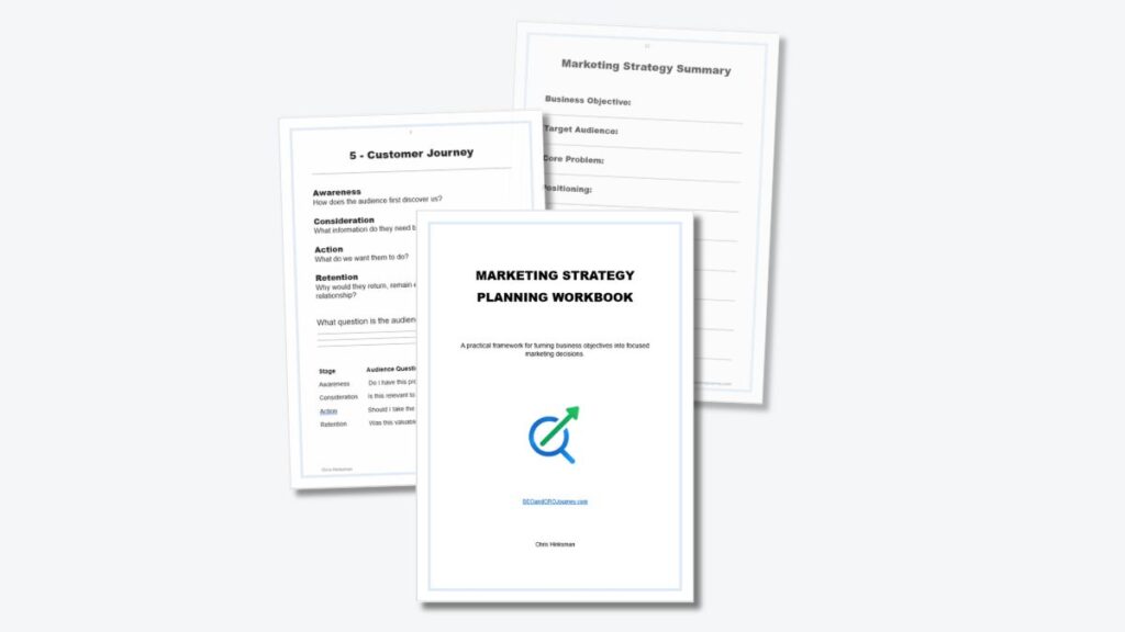What Should a Marketing Strategy Actually Measure? marketing strategy planning workbook